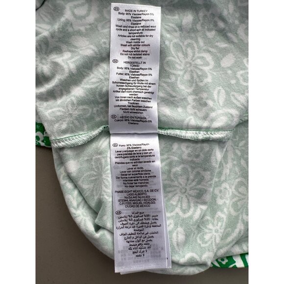 Hobbs London Suzannah Midi Dress Size 6 Floral Print Cinched V Neck Short Sleeve - Picture 6 of 10